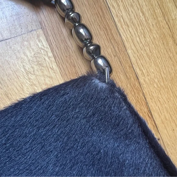 Dior by John Galliano Malice Silver Beaded Shoulder Bag Vintage - Picture 11 of 12